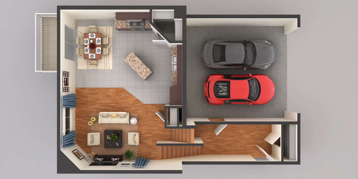 Main Level floor plan